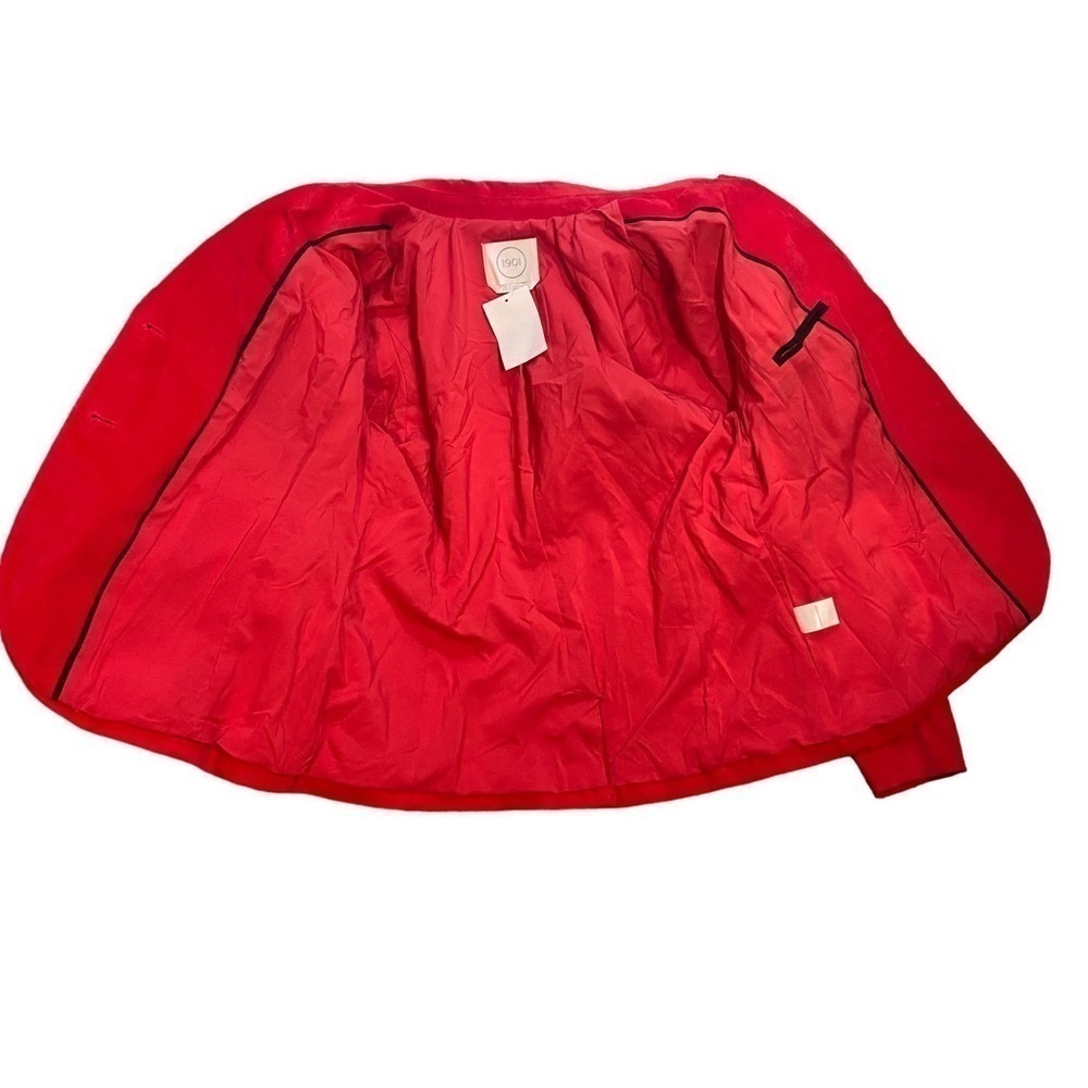 1901 Red Velvet Blazer View 5